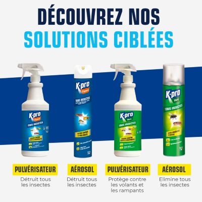 Repouss'insectes barrière contre volants et rampants Kapo vert 1L