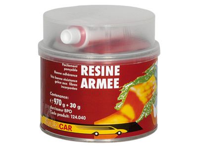 Résine armée 1 kg Solocar Pro sans styrène