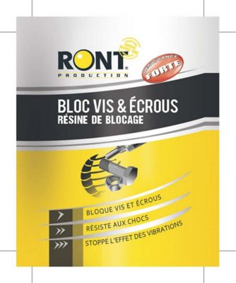 Résine de blocage 50ml en burette RontProduction