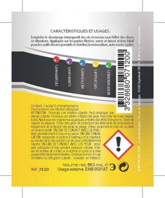 Résine de blocage 50ml en burette RontProduction