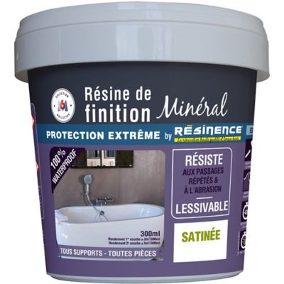 Résine de finition zone humide mate Résinence 300ml