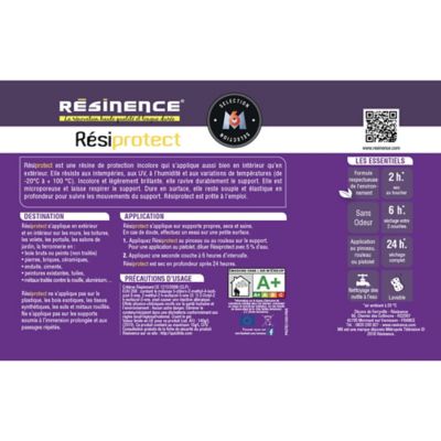 Résine de protection Résinence ResiProtect transparente 0,5L