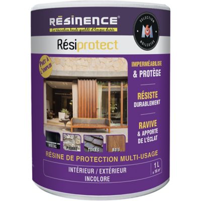 Résine de protection Résiprotect transparente Résinence 1L