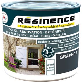 Résine de rénovation multi-support graphite satin Résinence 0,25L