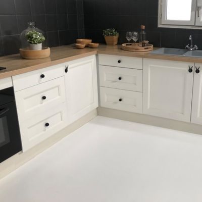 Résine de rénovation sol bi composante époxy Résinence blanc 2L