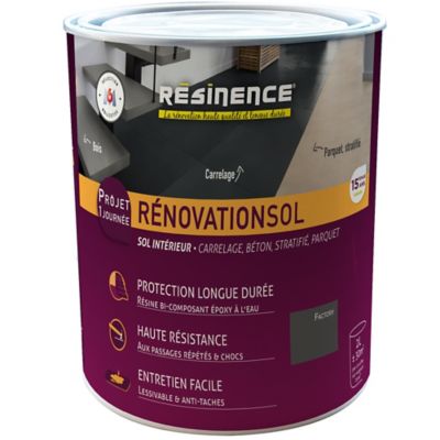 Résine de rénovation sol bi composante époxy Résinence factory 2L