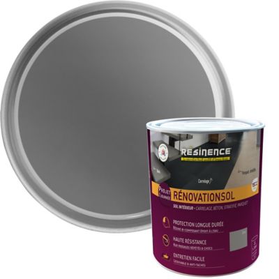 Résine de rénovation sol bi composante époxy Résinence zinc 2L