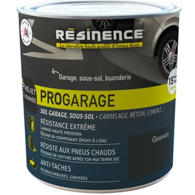 Résine de rénovation sol pro Résinence garage graphite 300mL