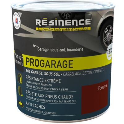 Résine de rénovation sol pro Résinence garage tomette 300mL