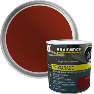 Résine de rénovation sol pro Résinence garage tomette 300mL