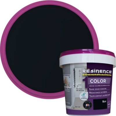 Résine multisupports Résinence Color noir satin 250ml