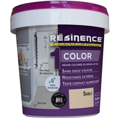 Résine multisupports Résinence Color sable satin 250ml