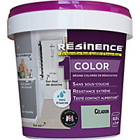 Résine multisupports Résinence Color satin Celadon 500ml