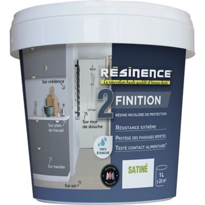 Résine multisupports Résinence Deco incolore satin 1L