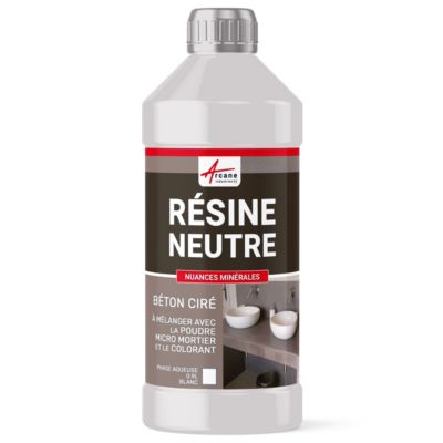 RESINE NEUTRE POUR BETON CIRE  - 0.9 L - ARCANE INDUSTRIES