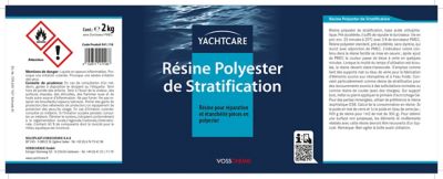 Résine polyester de stratification Yachtcare 2 kg