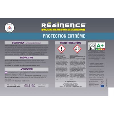 Résine protection extrème zone humide satin 1L Résinence