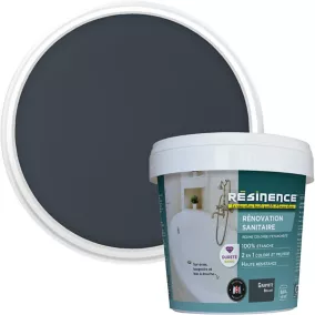 Résine sanitaire Résinence graphite brillant 0,5L