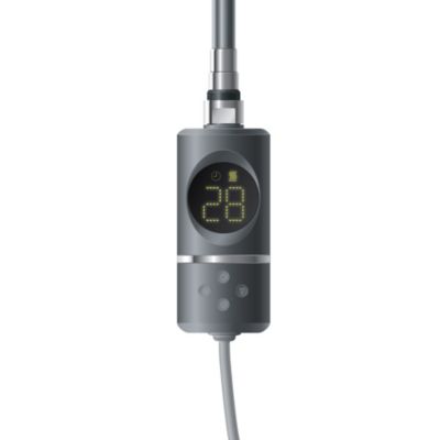 Resistance electrique anthracite 900W thermostat avec écran LED mode minuterie