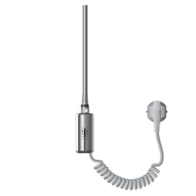 Resistance electrique radiateur avec thermostat en acier inoxydable chrome 600 W