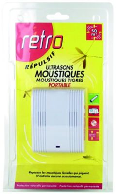 Lot de 3 Prises Anti-Moustiques à Ultrasons Répulsifs Anti-Insectes -  Outillage de jardin à main - Achat & prix