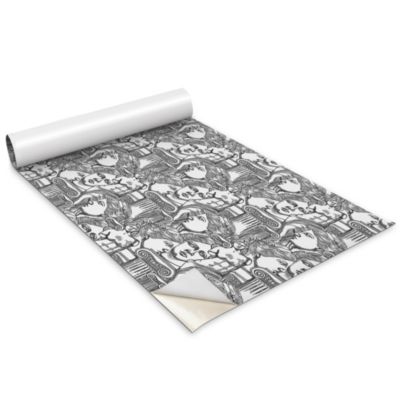 Revêtement Adhésif Pour Meubles Wallfluent 100x50 cm Motif Ancien Découpe Facile, Rénovation Intérieure,