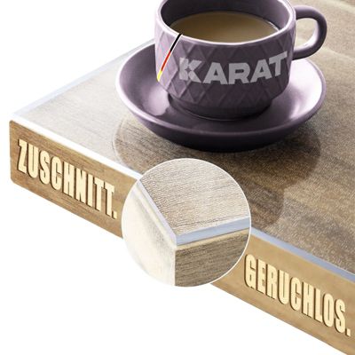 Revêtement de table transparent mat, coupe droite Imperial 80 x 150 cm