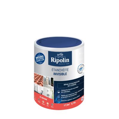 Revêtement invisible anti-infiltration intérieur extérieur multi-supports Ripolin 0,75L