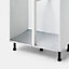 Revêtement pour meuble de cuisine GoodHome Sonchu métal l. 80 x P. 50 cm