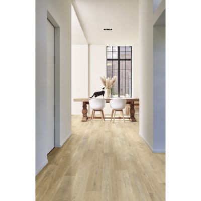 Revêtement sol PVC Blacktex imitation parquet chêne clair 4m (vendu au m²)