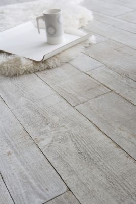 Revêtement sol PVC Funtex Playa blanc 4 m, Gerflor (vendu au m²)