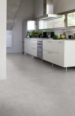 Revêtement sol PVC Gerflor Texline Shade gris 4m (vendu au m²)