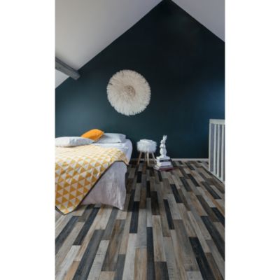 Revêtement De Sol Vinyle PVC Aspect Bois - Vendu Au Mètre, 4 Modèles Au Choix, 2,8 Mm