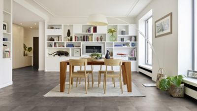 Revêtement sol PVC Tarkett Mid gris 4 m (vendu au m²)