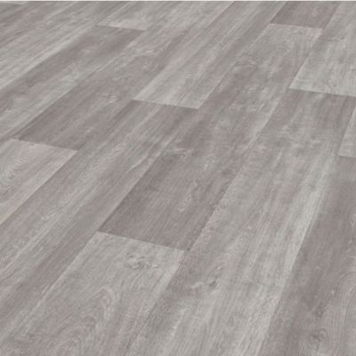 Revêtement sol PVC Texline Hudson Pearl effet bois marron 4m (vendu à la coupe)