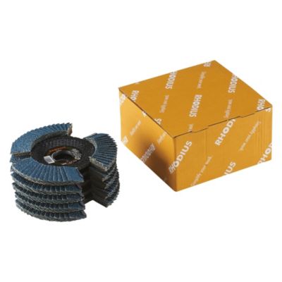 Rhodius Pack de 5 - Disque à lamelles - PROLINE - VISIO PRO PACK - 125 X 22,23mm - Grain 40