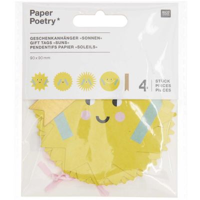 Rico Design Etiquettes cadeaux soleil
