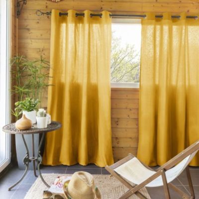 Rideau 100% coton uni 140x260 cm