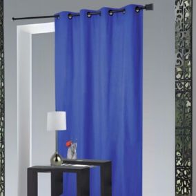 Rideau 80 % Occultant Grande Largeur (240x260 cm - Bleu)