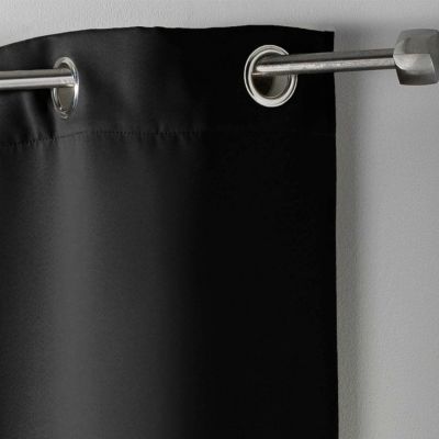 Rideau 90 % occultant radiateur petite hauteur (135x180 cm - Noir)