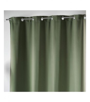 RIDEAU A OEILLETS 135 x 240 CM OCCULTANT UNI OCCULT KAKI - 135x240cm - Vert kaki