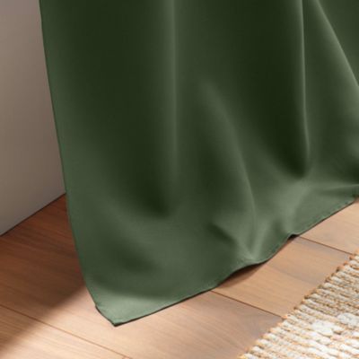 RIDEAU A OEILLETS 135 x 240 CM OCCULTANT UNI OCCULT KAKI - 135x240cm - Vert kaki