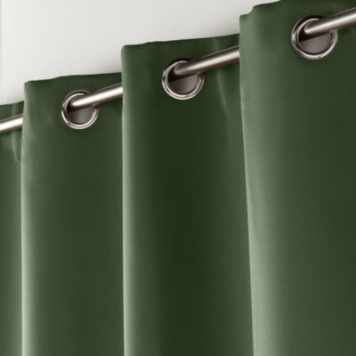 RIDEAU A OEILLETS 135 x 240 CM OCCULTANT UNI OCCULT KAKI - 135x240cm - Vert kaki