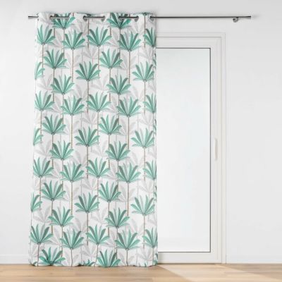 Rideau a oeillets 140 x 260 cm polyester imprimé Oasis