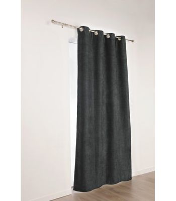 Rideau "Alaska" isolant 3 en 1 thermique, phonique et obscurcissant - 140x260cm - Noir