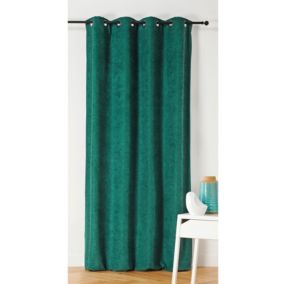 Rideau Alaska isolant et 100 % occultant (140x260 cm - Vert emeraude)