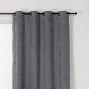 Rideau Alaska isolant et 100 % occultant (140x350 cm - Gris anthracite)