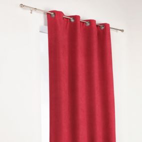 Rideau Alaska isolant et 100 % occultant (140x350 cm - Rouge)