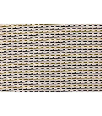 Rideau ambiance vintage stylisée - 135x240cm - Blanc