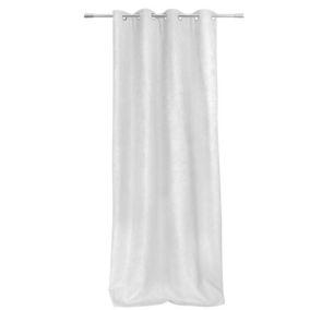 Rideau anti-froid doublé polaire (140x260 cm - Blanc)